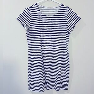 Tuckernuck Navy White Stripe Dress Size M